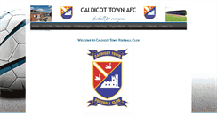 Desktop Screenshot of caldicottownafc.com